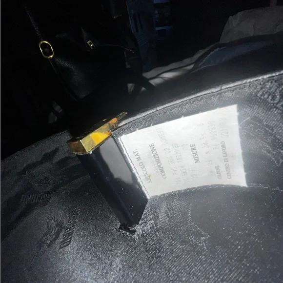 Moschino redwall Striped Heart Top-Handle vintage 90s Bag the nanny rare - Picture 5 of 6